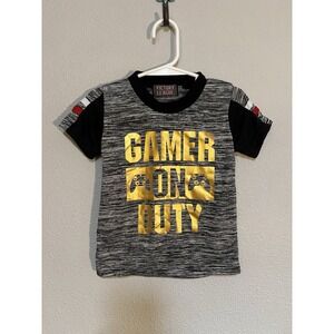 Victory League Top Boy 24 Month Graphic Tee Pullover Shirt Gamer On Duty